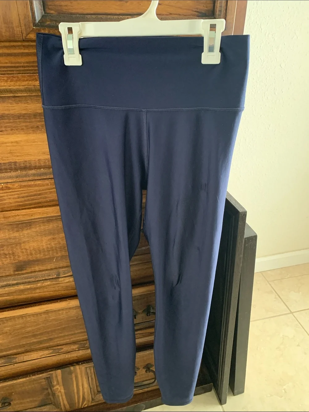 ALO Yoga Navy High-Waist Leggings